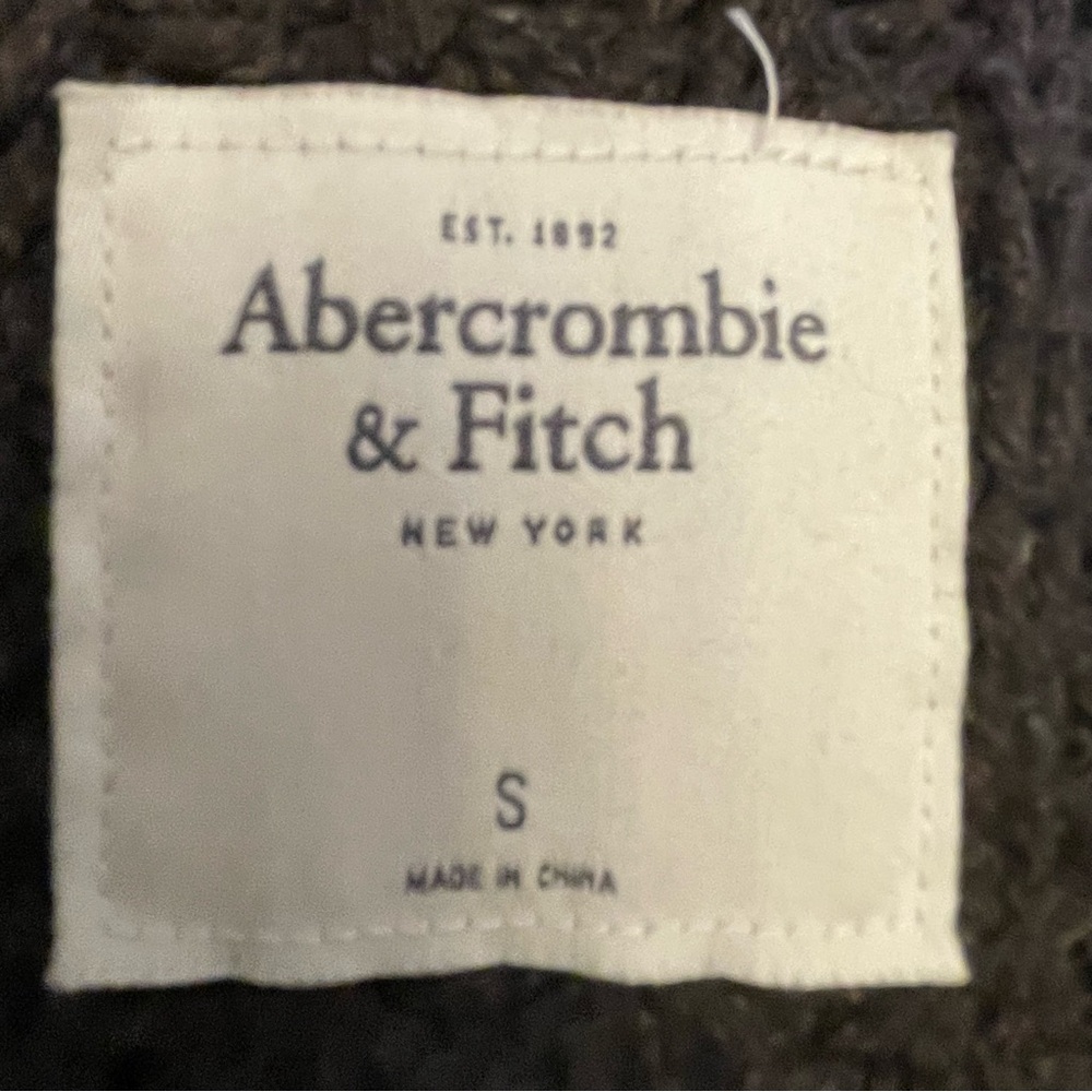 Abercrombie & Fitch Cozy Dark Brown Cardigan - Picture 5 of 6